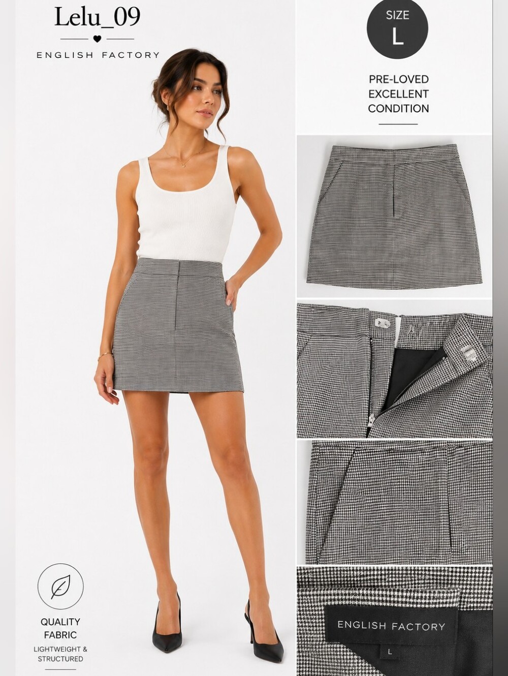 English Factory Mini Skirt